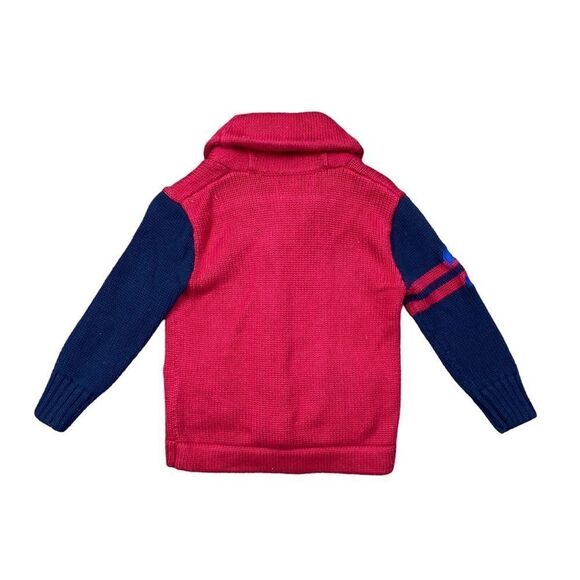 Ralph Lauren big horse red cardigan - Picture 2 of 3